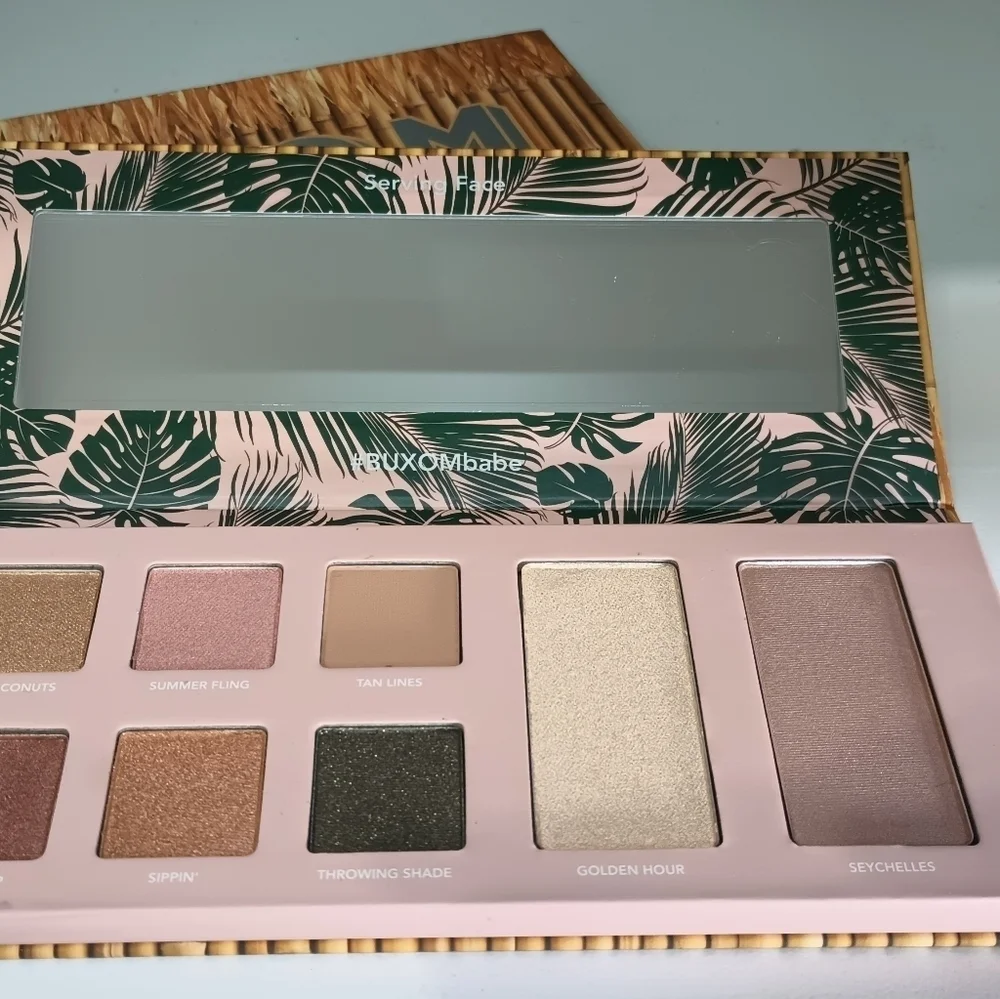 Buxom TIKI BAR Large palette Eye and Cheek Palette NIB Face makeup‎